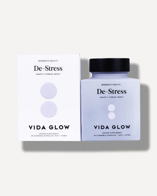 Womens Health De-Stress Capsules Vida Glow