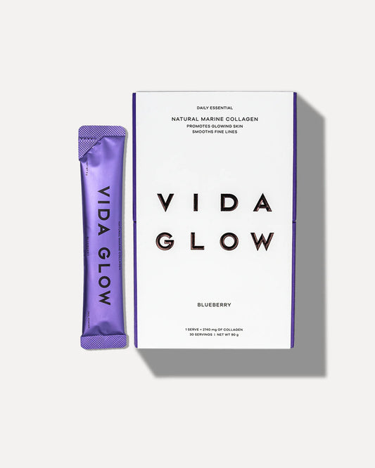 Blueberry Natural Marine Collagen Sachets Vida Glow