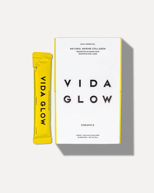 Pineapple Natural Marine Collagen Sachets Vida Glow