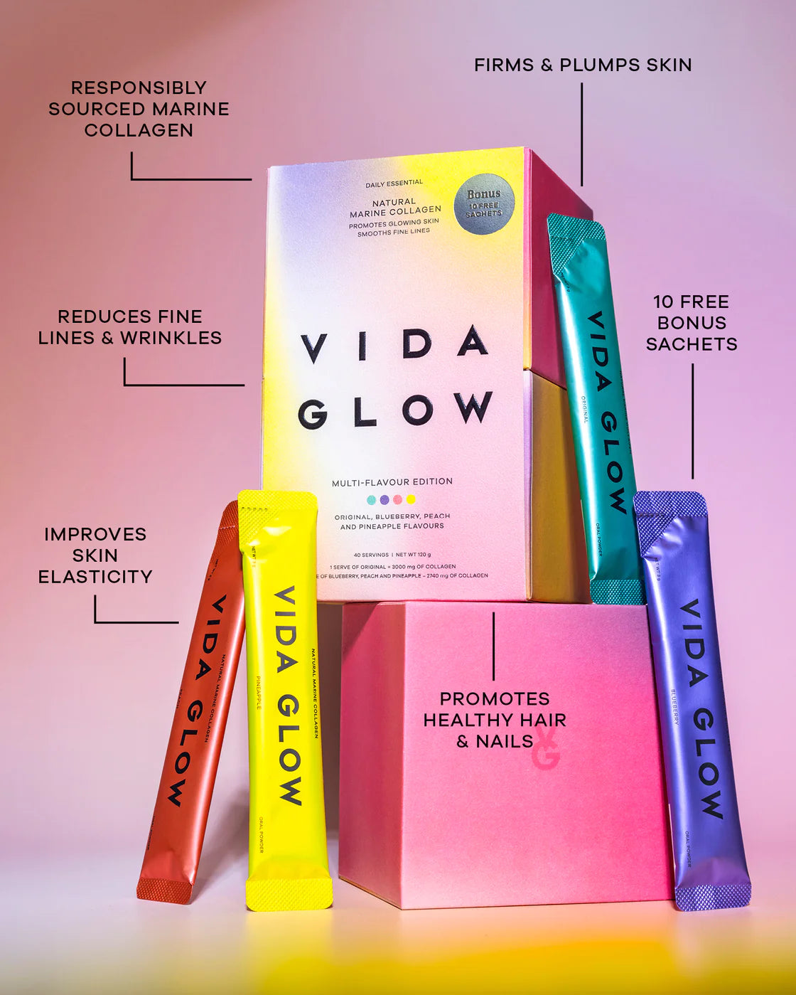 Limited Edition: Multi Flavoured Collagen Vida Glow