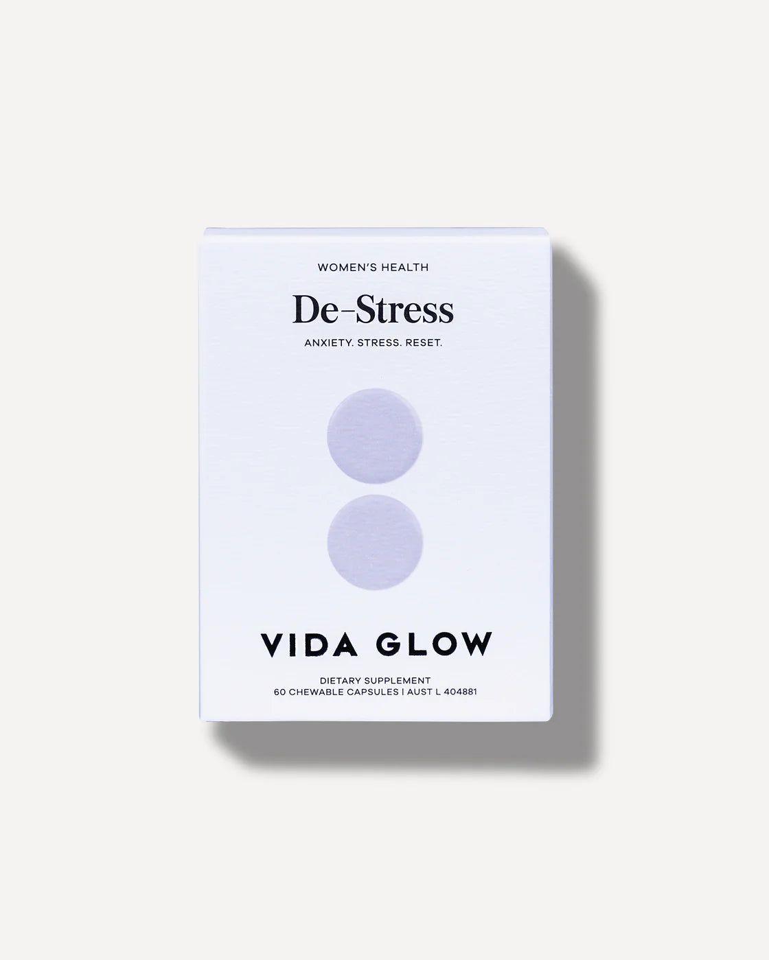 Womens Health De-Stress Capsules Vida Glow