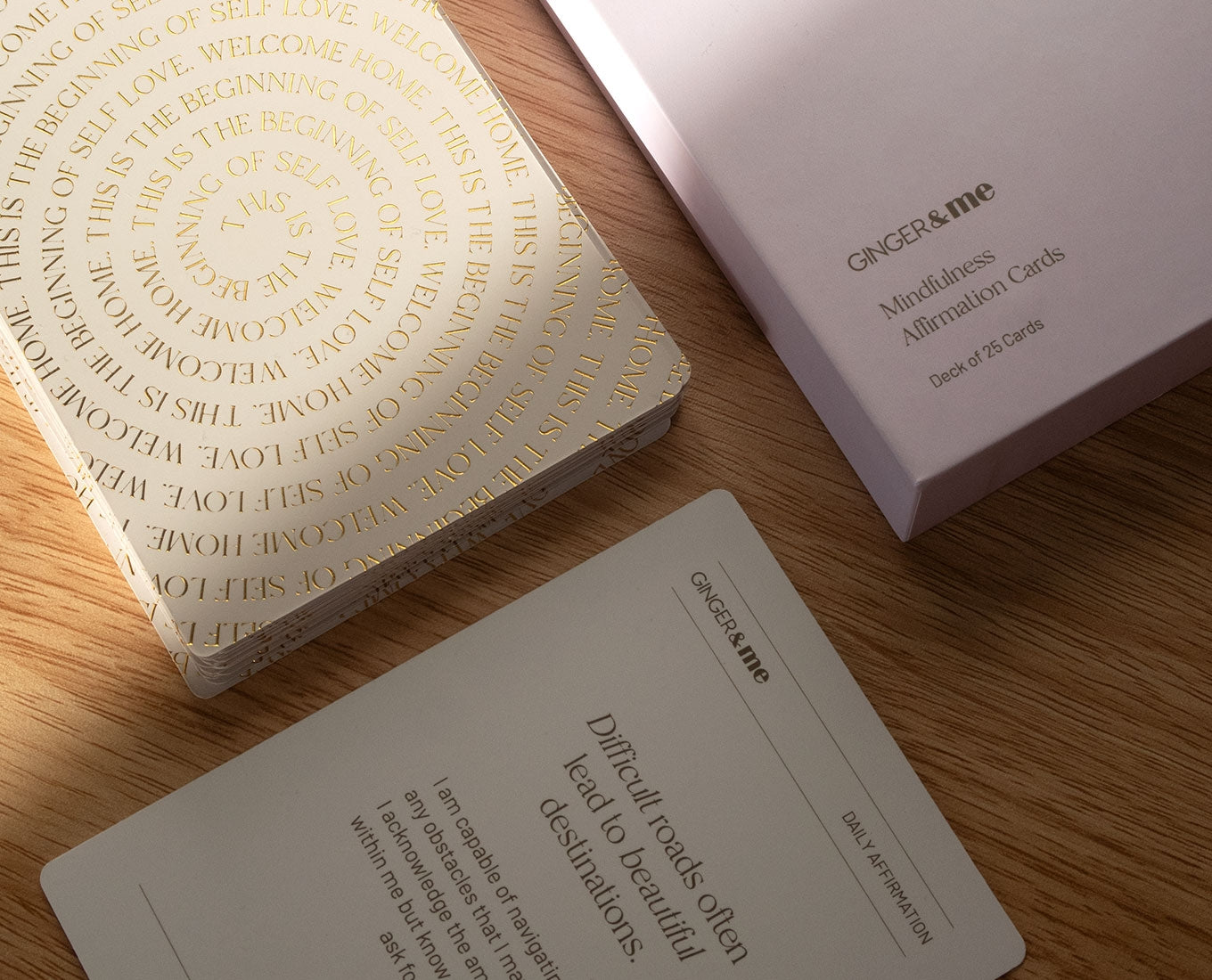 Ginger & Me Mindfulness Affirmation Cards