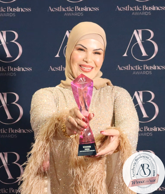 Principal Therapist Rima Tenian and the illuminate skin received Aesthetics Business Master for NSW 2026